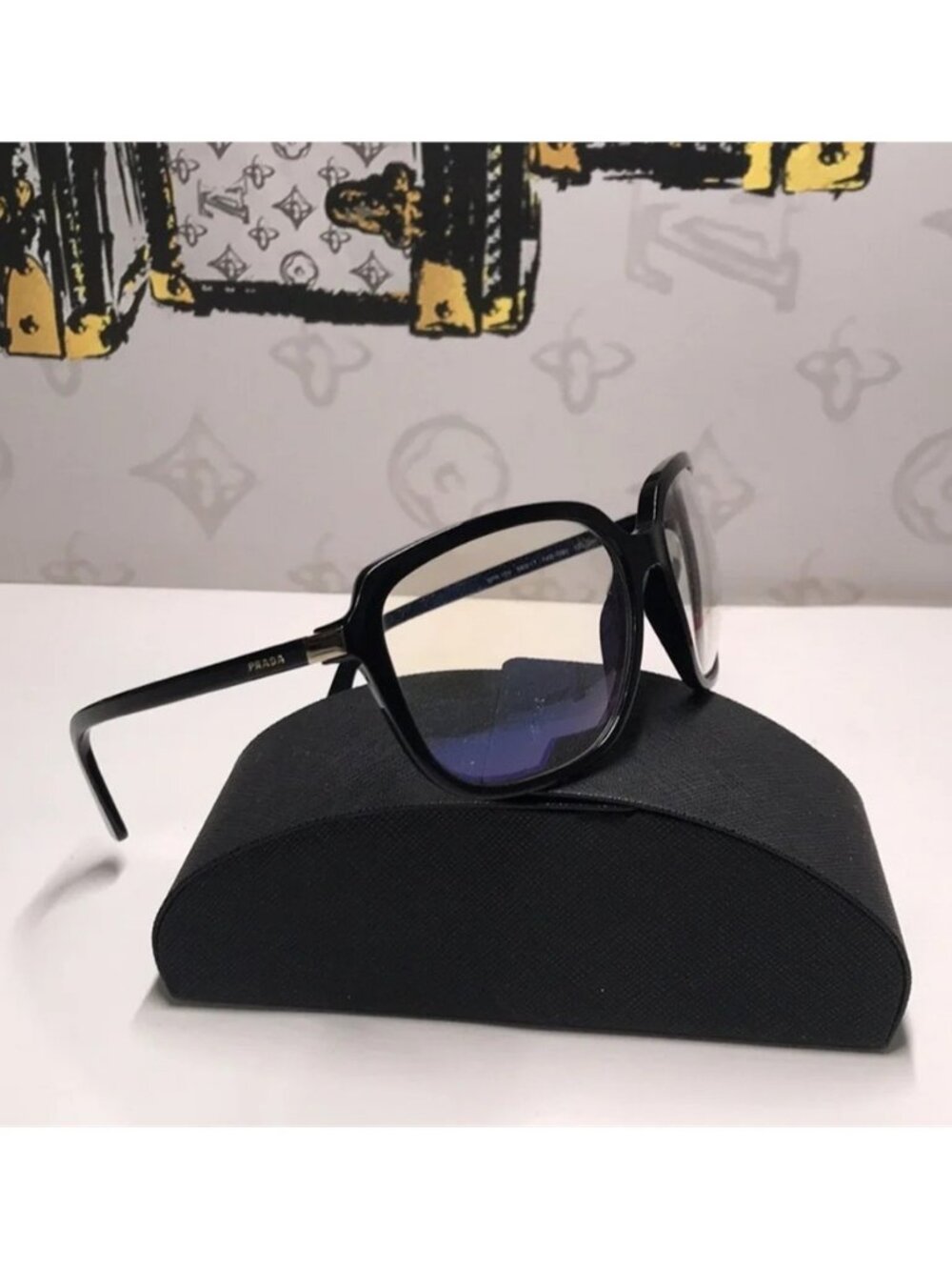 New Authentic Prada SPR 10V 1AB-09H Women’s Fashion Glasses – Black - Picture 4 of 14